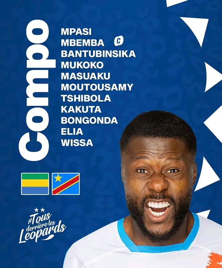 Composition d'équipe de la RDC 