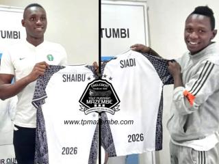 Shaibu et Siadi enfilent les gants avec le TP Mazembe.