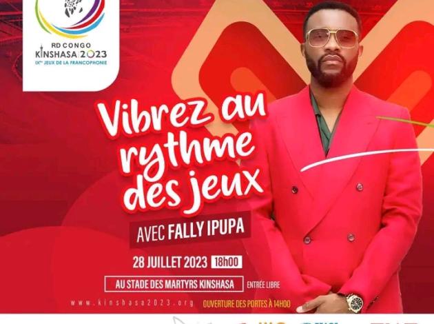 Fally Ipupa à l'ouverture des jeux de la francophonie 
