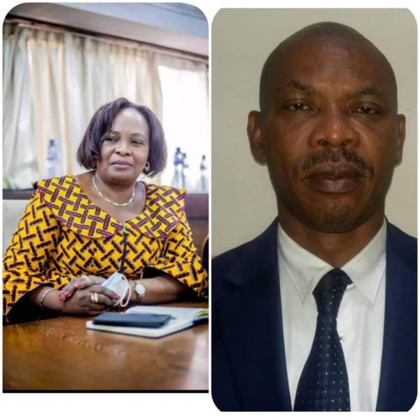 Sylvie Elenge et José Adolphe Voto, nommés respectivement Directrice Générale et Directeur Général Adjoint de la Radiotélévision nationale congolaise (RTNC). 