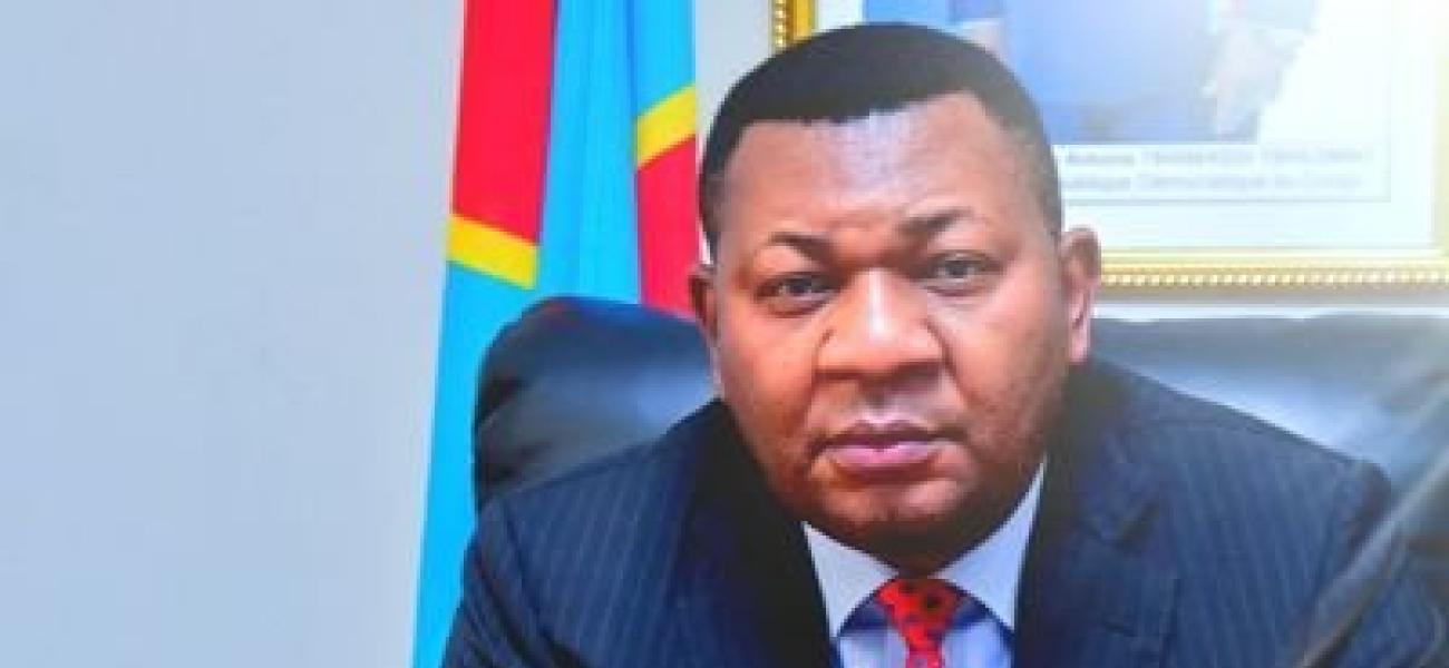 Amos Mbayo, Président du Comité Olympique Congolais. 