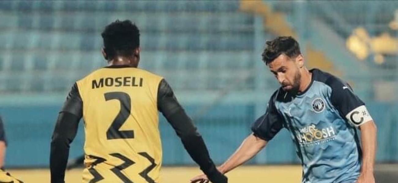 Moseli Monzali Benedy, défenseur de Maniema Union de Kindu,Ph. En égypte. 