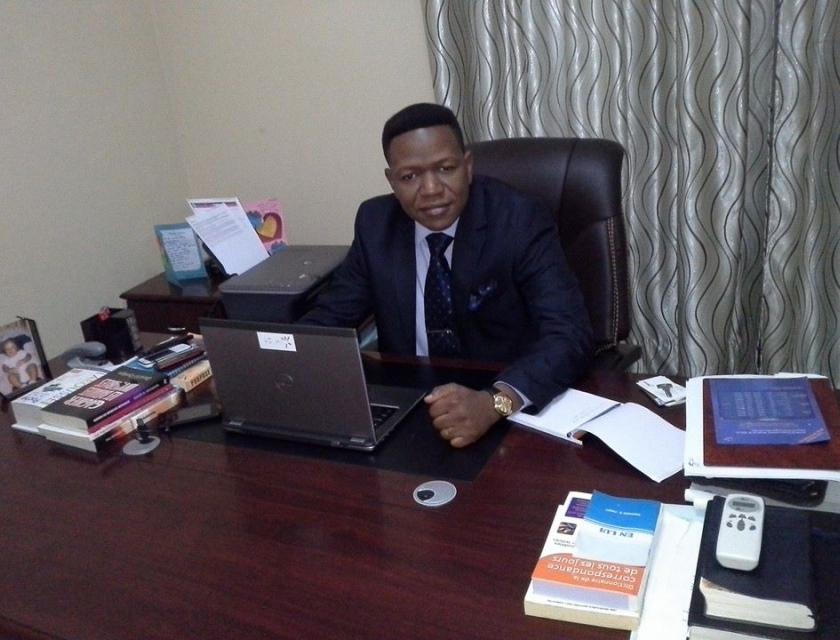 Nathan Kazad, responsable  Kirusa RDC