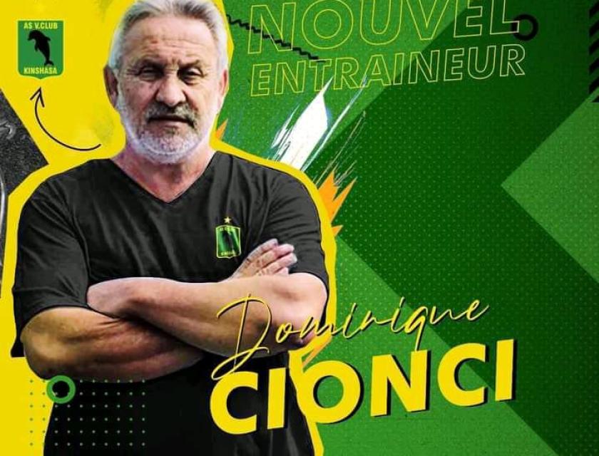 Mercato: Dominique Cionci remplace Florent Ibenge à V.club