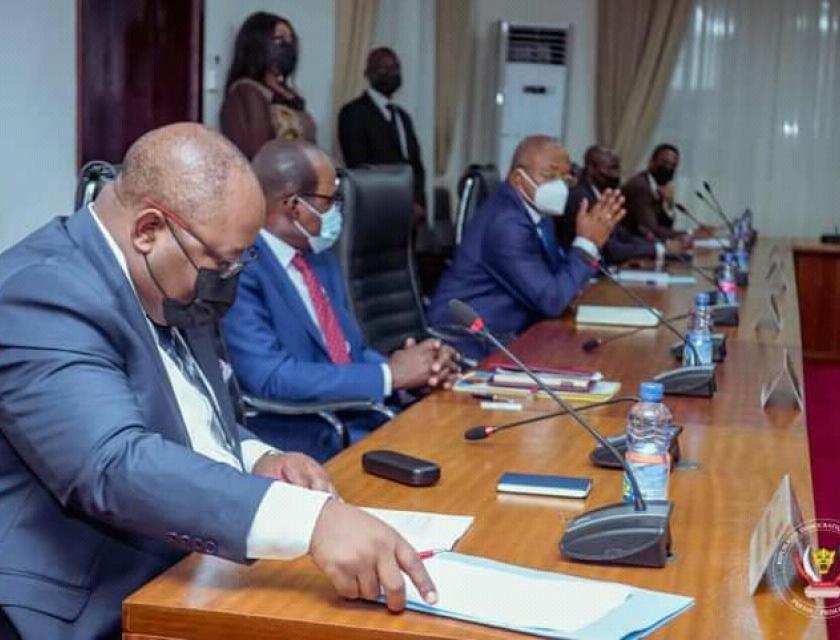 Les membres du gouvernement congolais 