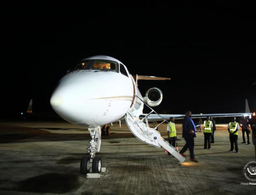L'avion présidentiel Gulfstream IV