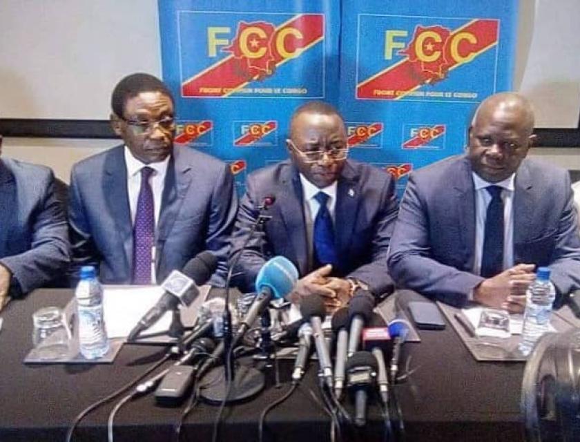 Les membres du FCC à Kinshasa