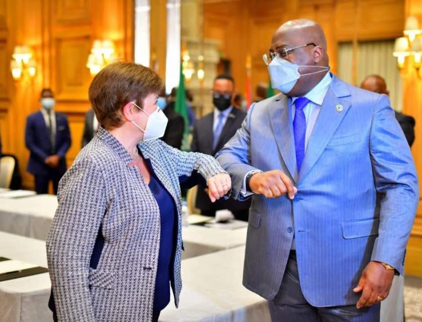 RDC: la directrice du FMI se journée à Kinshasa pour discuter du programme conclu avec le gouvernement 