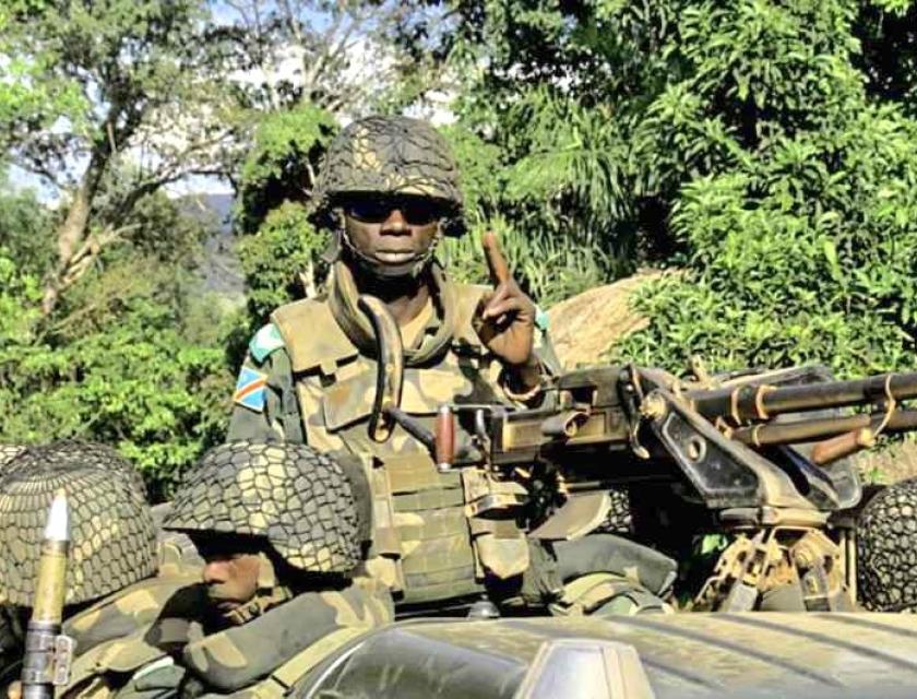 Les militaires congolais en Ituri