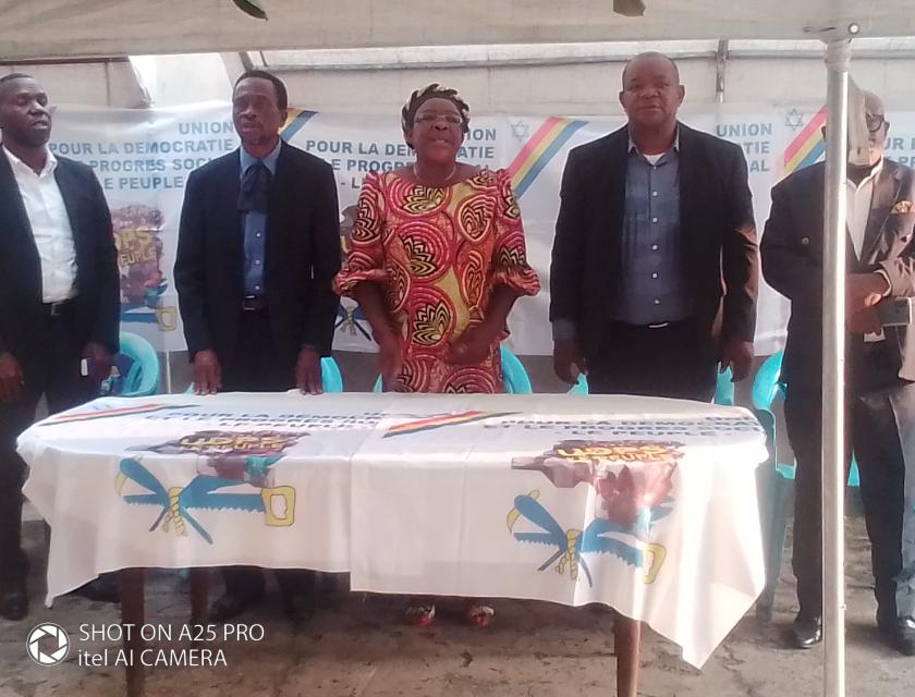 UDPS Mubake en pleine célébration du 40è anniversaire de leur parti.