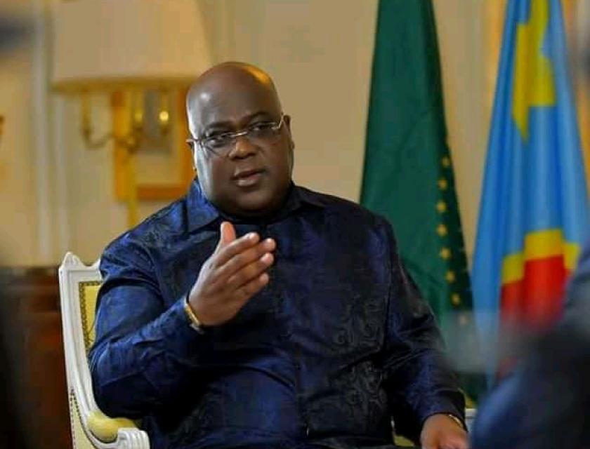 Le Président de la RDC Félix Tshisekedi 
