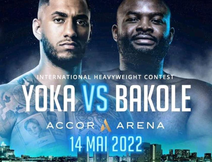 Affiche du combat opposant les deux boxeurs