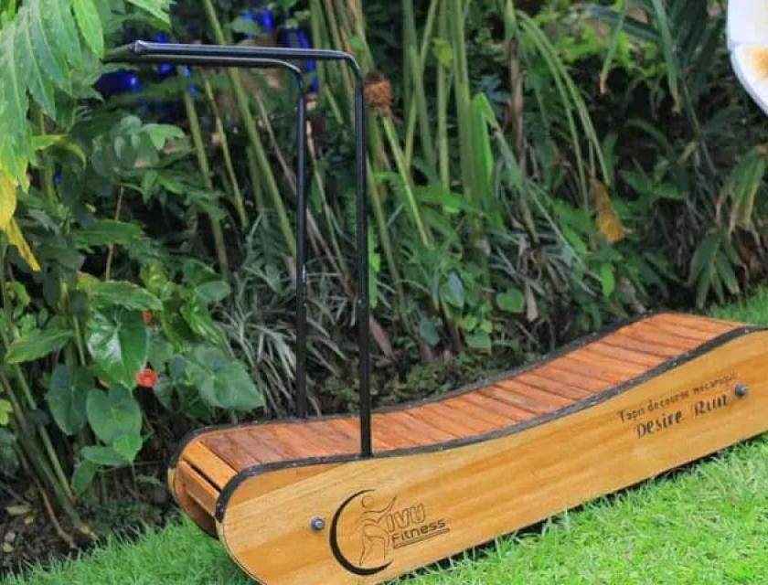 Tapis de course mécanisme en bois 