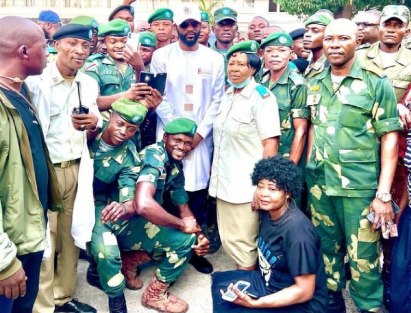 FIF de Fally Ipupa en soutien aux FARDC , lundi 13 juin 2022, à Goma