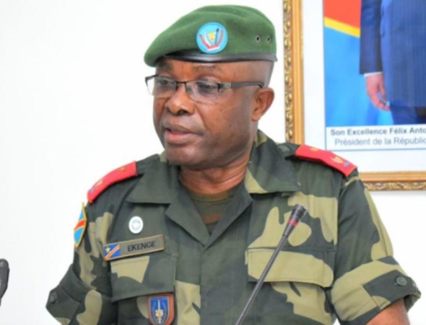 Le général Sylvain Ekenge 