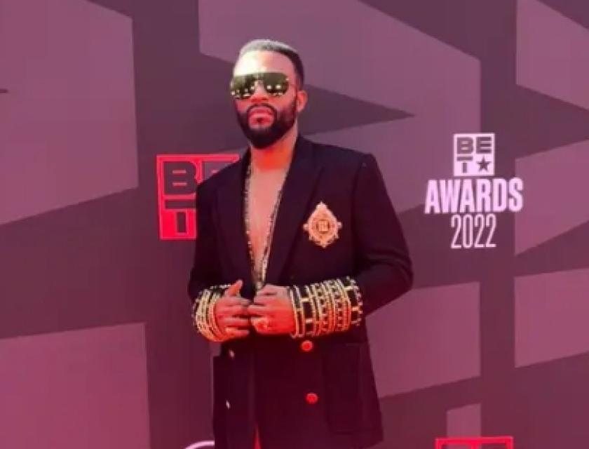 Fally Ipupa dans la soirée des BET Awards aux Etats-Unis, dimanche 26 juin 2022.