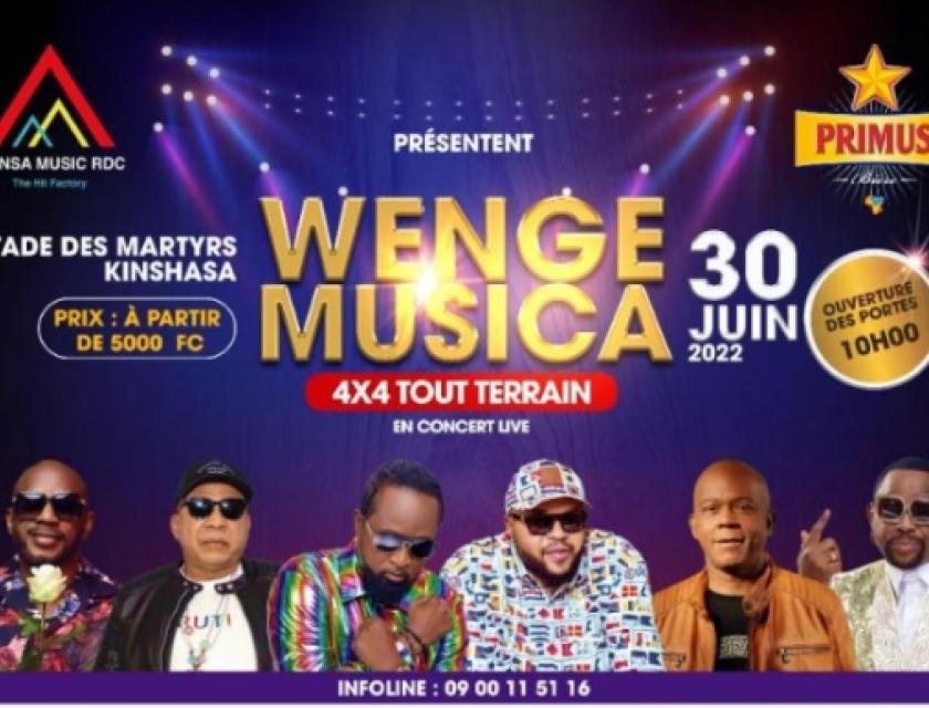 Affiche concert Wenge 4x4 