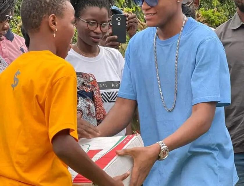 Innoss'b à la rescousse des orphelins de Spes de Lomé (Togo), jeudi 28 juillet 2022.