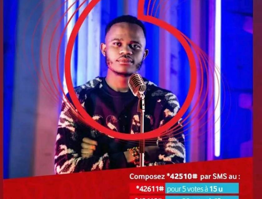 Onesime Diambilayi, candidat Vodacom best of the best édition 2022.