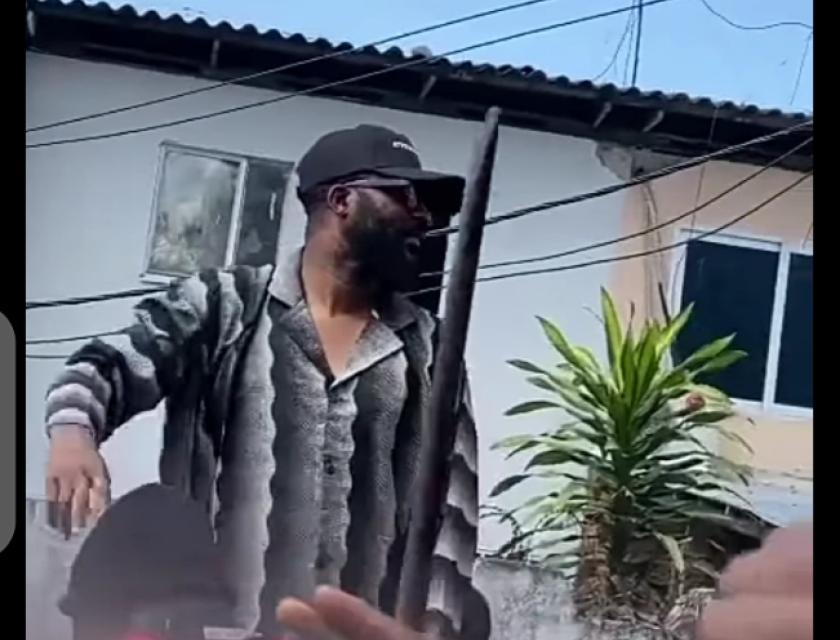 Fally Ipupa, aperçu le jeudi 28 octobre 2022 dans la commune de Bandalungwa. Photo capture d'écran 