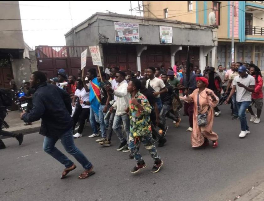 Marche de protestation contre la force EAC