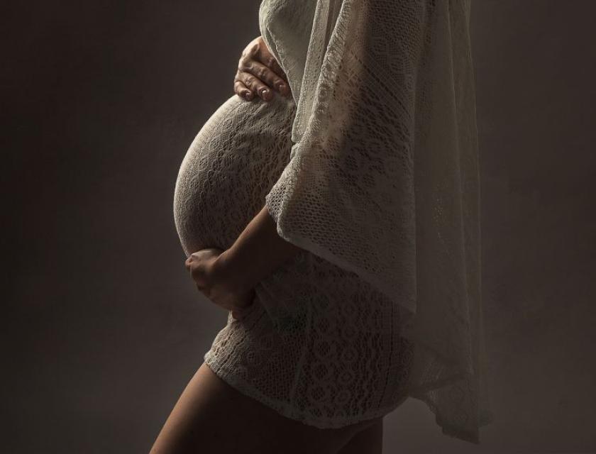 Une femme enceinte 