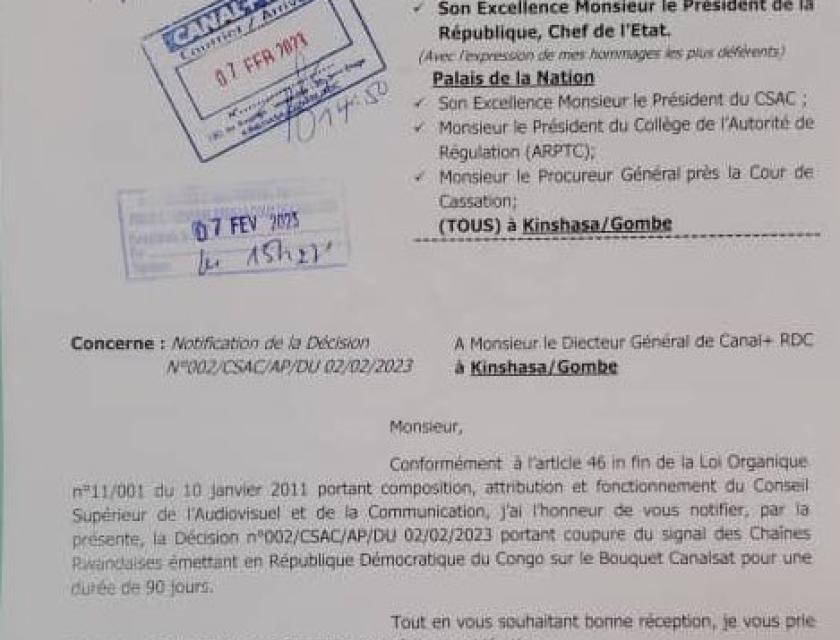 Lettre du CSAC 