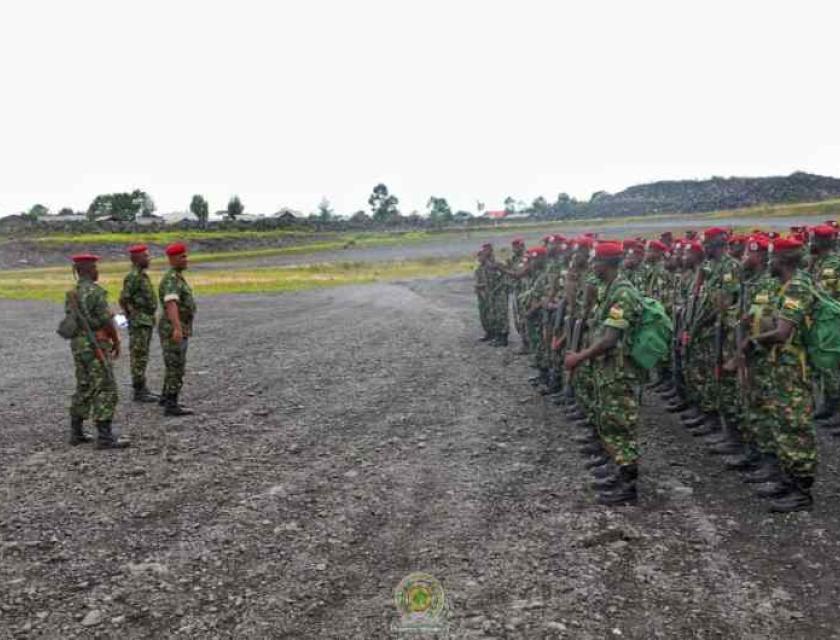 L'arrivé du contingent burundais à Goma