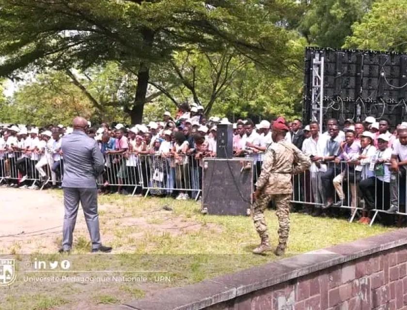 Kinshasa, les étudiants de l'université Pédagogique Nationale, mercredi 03 mai, photo by UPN. 