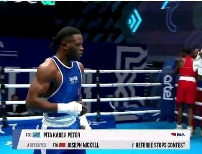 Coupe du monde de boxe Ouzbékistan 2023, Pita KABEJI vs Nickel Joseph, 05 mai 2023 à Tachkent. 