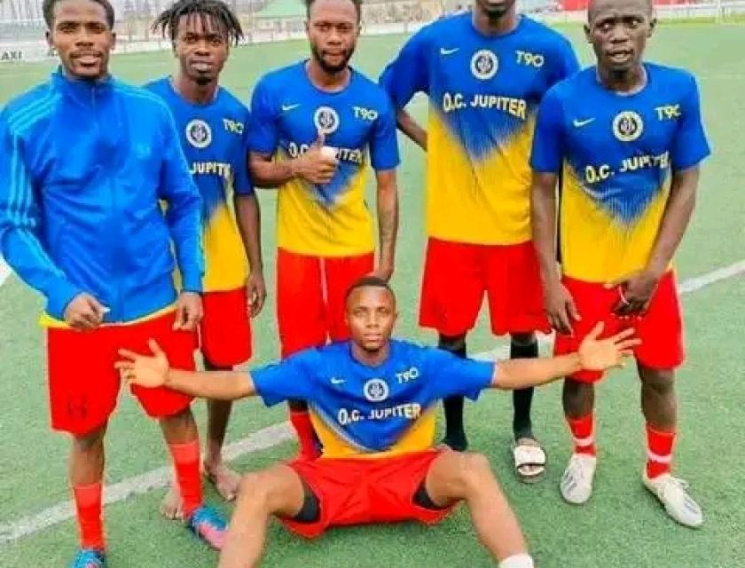 L'OC jupiter au stade vélodrome de kitambo. 