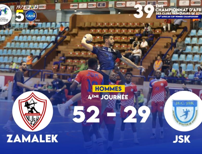 Match de groupe entre le zamalek et la formation de JSK. 