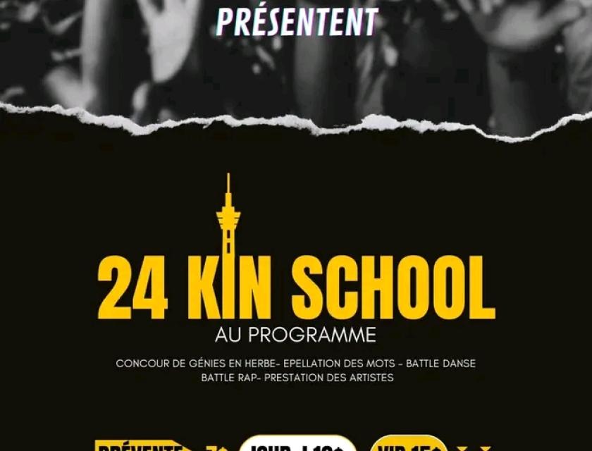 Affiche de 24 Kin school, compétition parascolaire annuel 