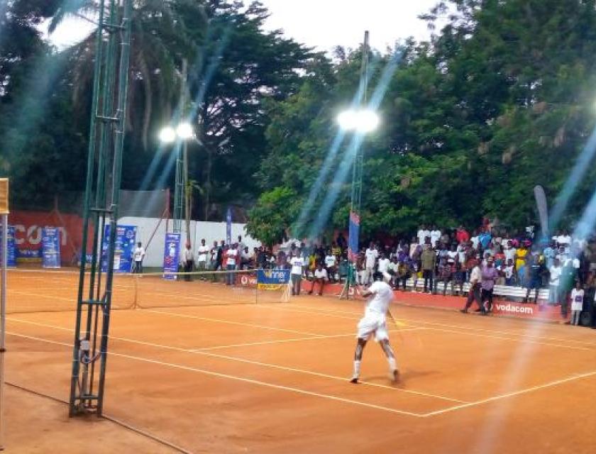 Un match de Tennis à Kinshasa