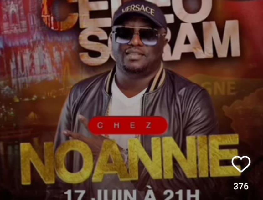 Affiche d'annonce du concert 