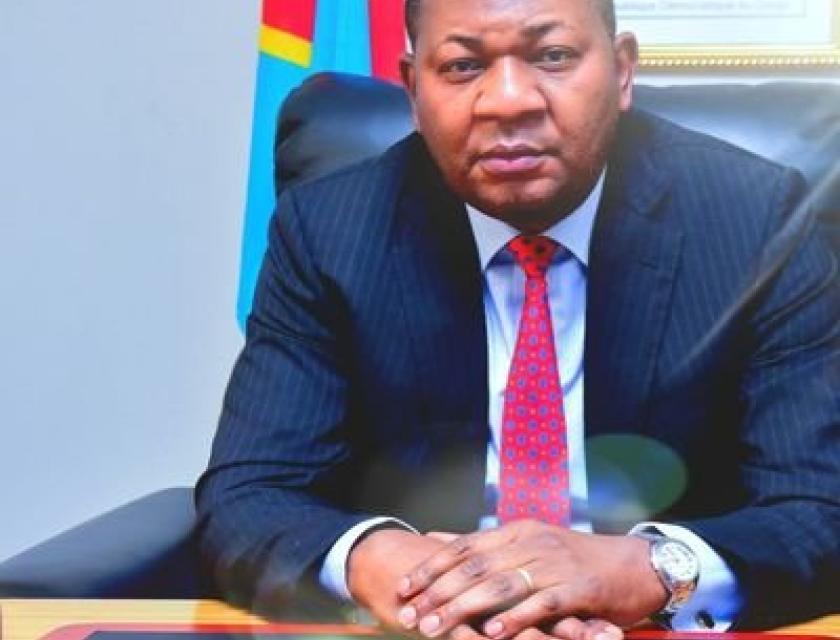 Amos Mbayo, Président du Comité Olympique Congolais. 