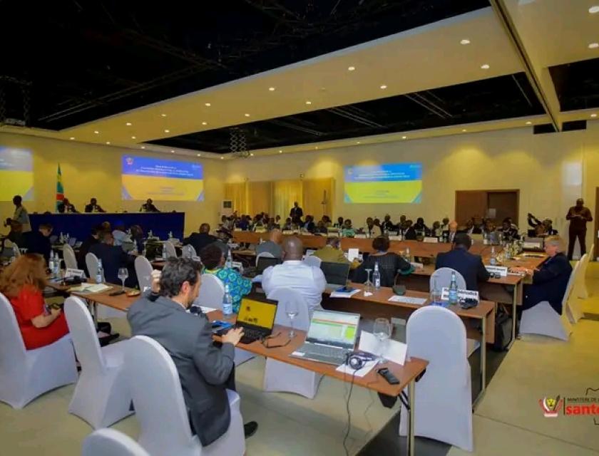 Les participants au 31ème réunion de la Commission régionale africaine de la certification pour l'éradication de la poliomyélite