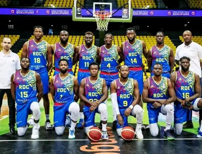 Afrocan Angola 2023, Photo d'ensemble de Léopards basketball 