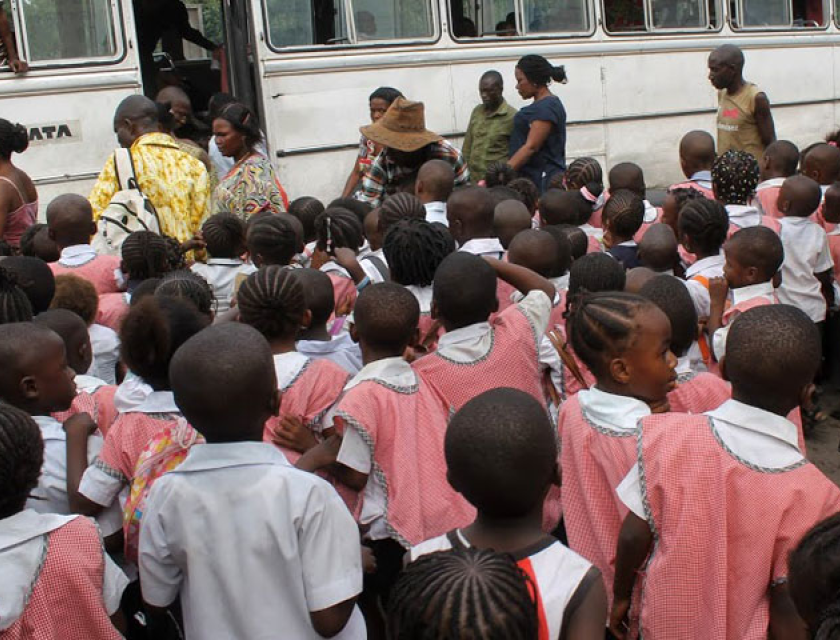 Les enfants de l'école maternelle/ photo de Digital Congo