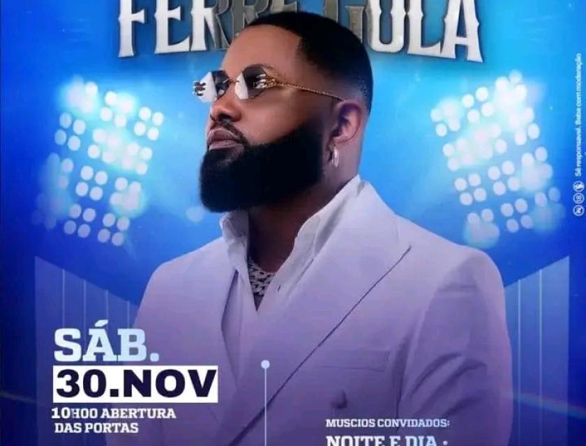 Affiche u concert de Ferre Gola en Angola