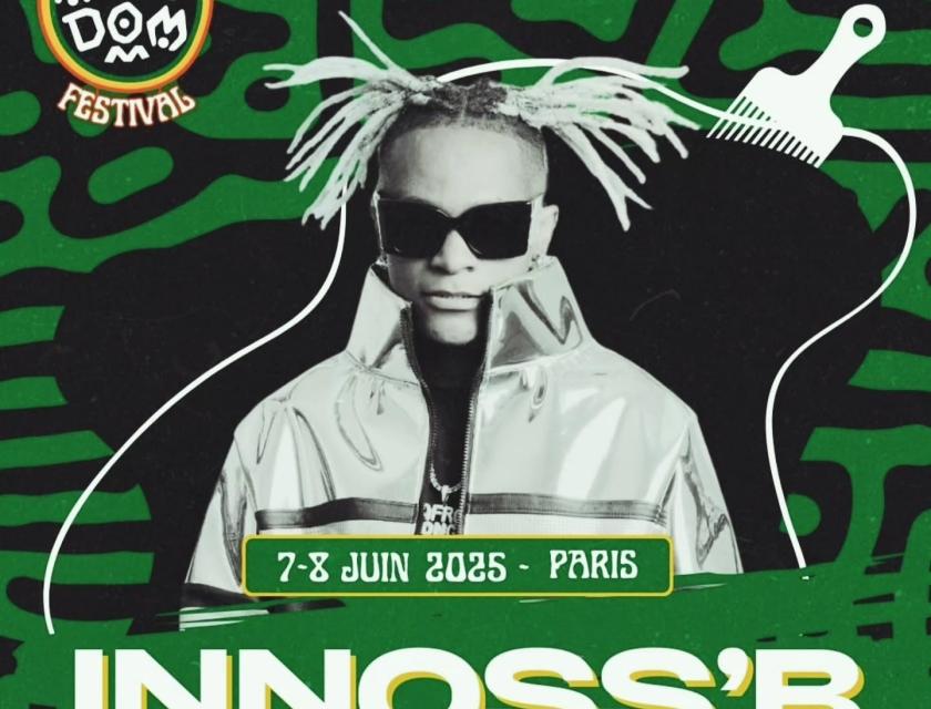Innos's B en tête de l'affiche du festival Afrodom