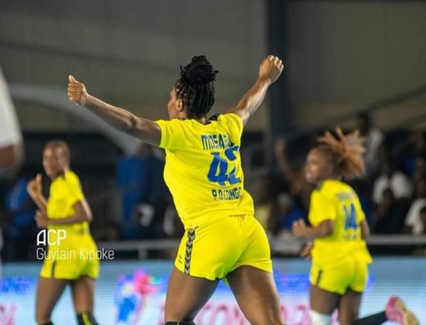 Les handballeuse congolais à la CAN Handball RDC 2024