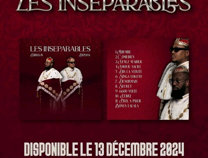 Affiche de l'album les Inséparables de Fabregas Maestro et Deplick Pomba 