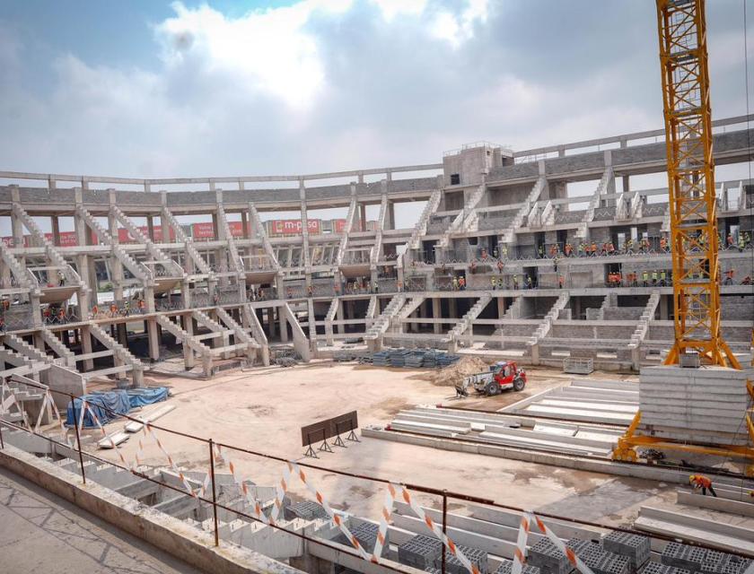 L’état actuel des travaux de l’Arena Kinshasa