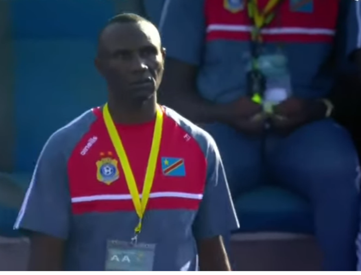 L'entraineur des Léopards, Florent Ibenge après la défaite face aux Cranes de l'Ouganda