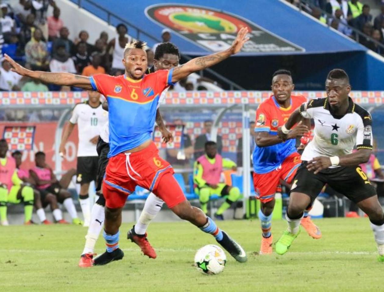 Une photo illustrative du match RDC-Ghana lors de la CAN 2017