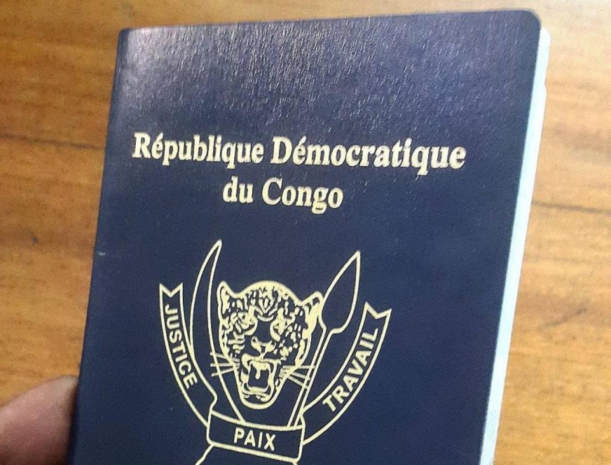 photo illustrative du passeport congolais