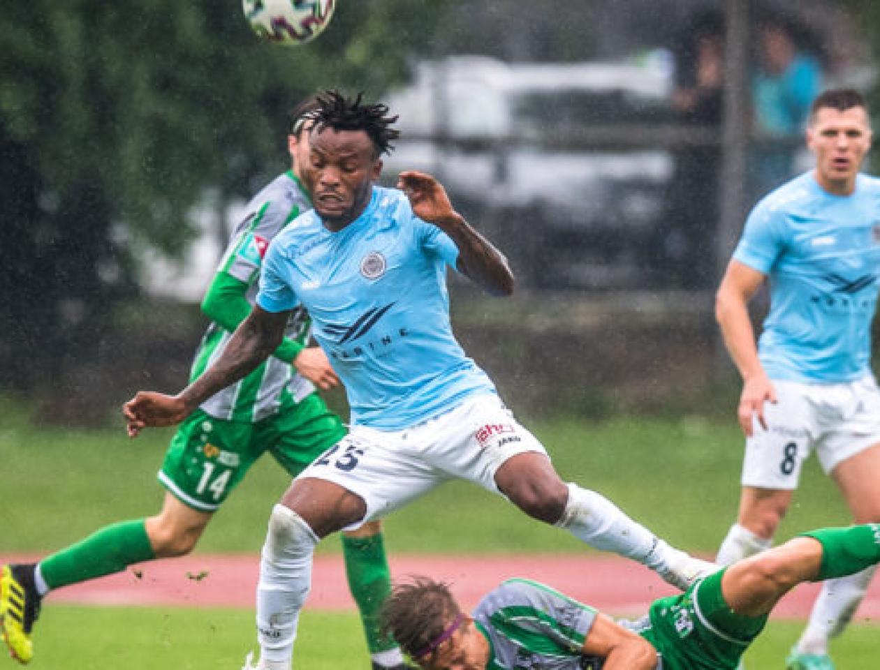 Glody Ngonda Muzinga avec le Fc Riga