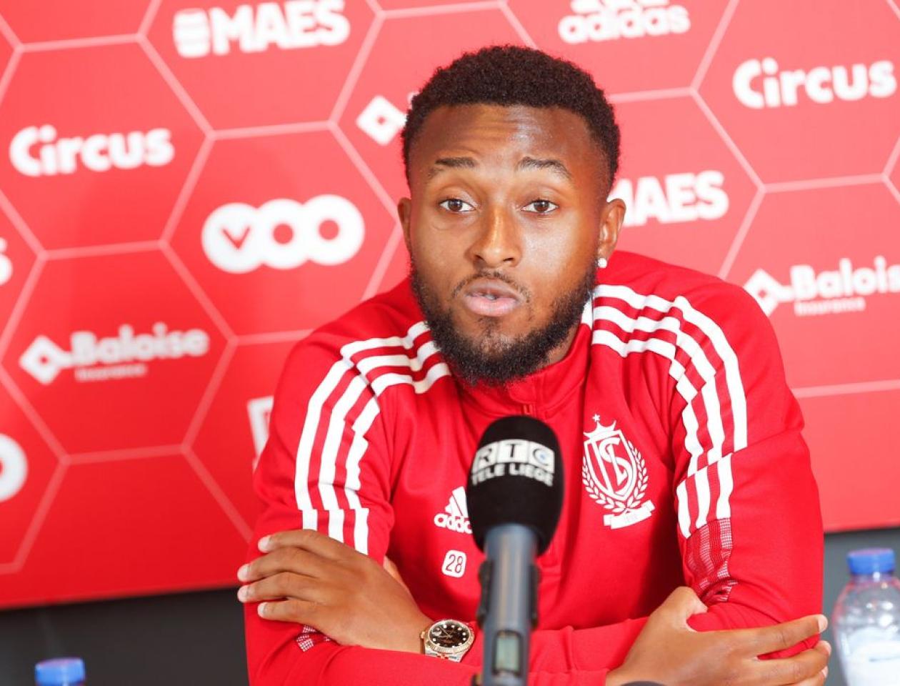 Samuel Bastien en conférence de presse