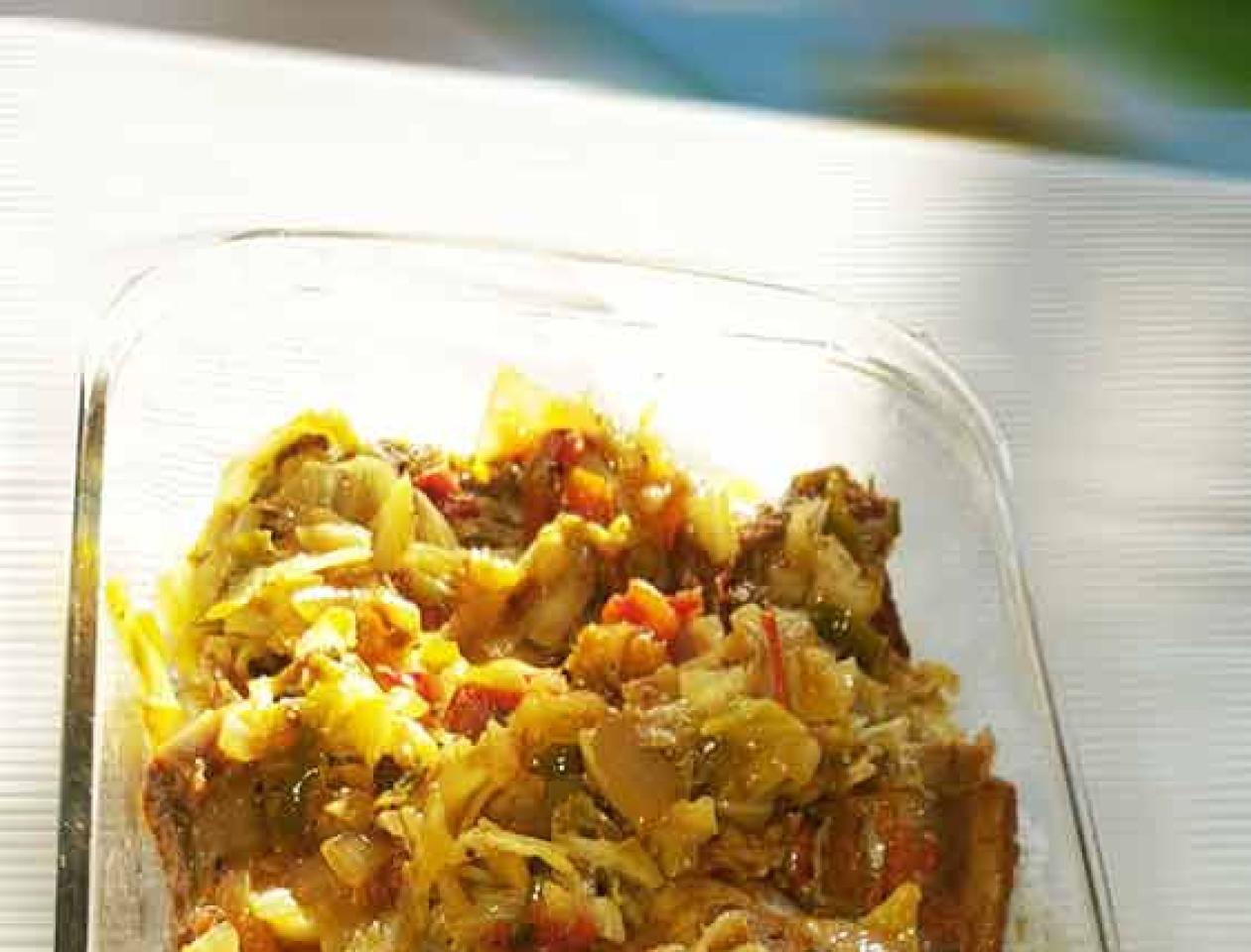 Les côtes de porc aux légumes